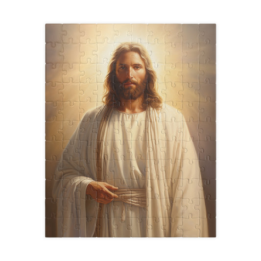 Radiant Jesus Puzzle - Inspiring Faith at Every Piece (110-piece)